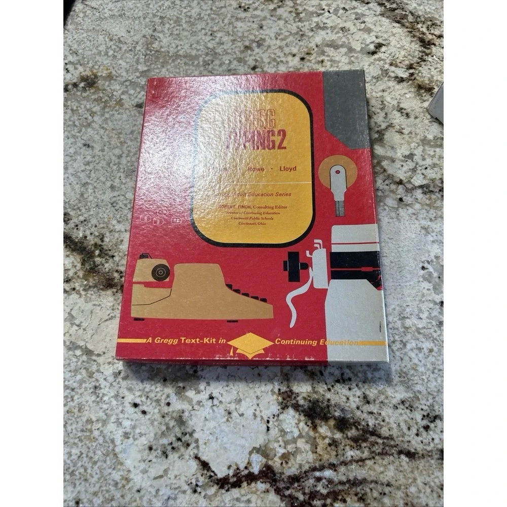 Vintage 1966 Gregg Typing 2 Complete Boxed Kit Adult Education McGraw-Hill